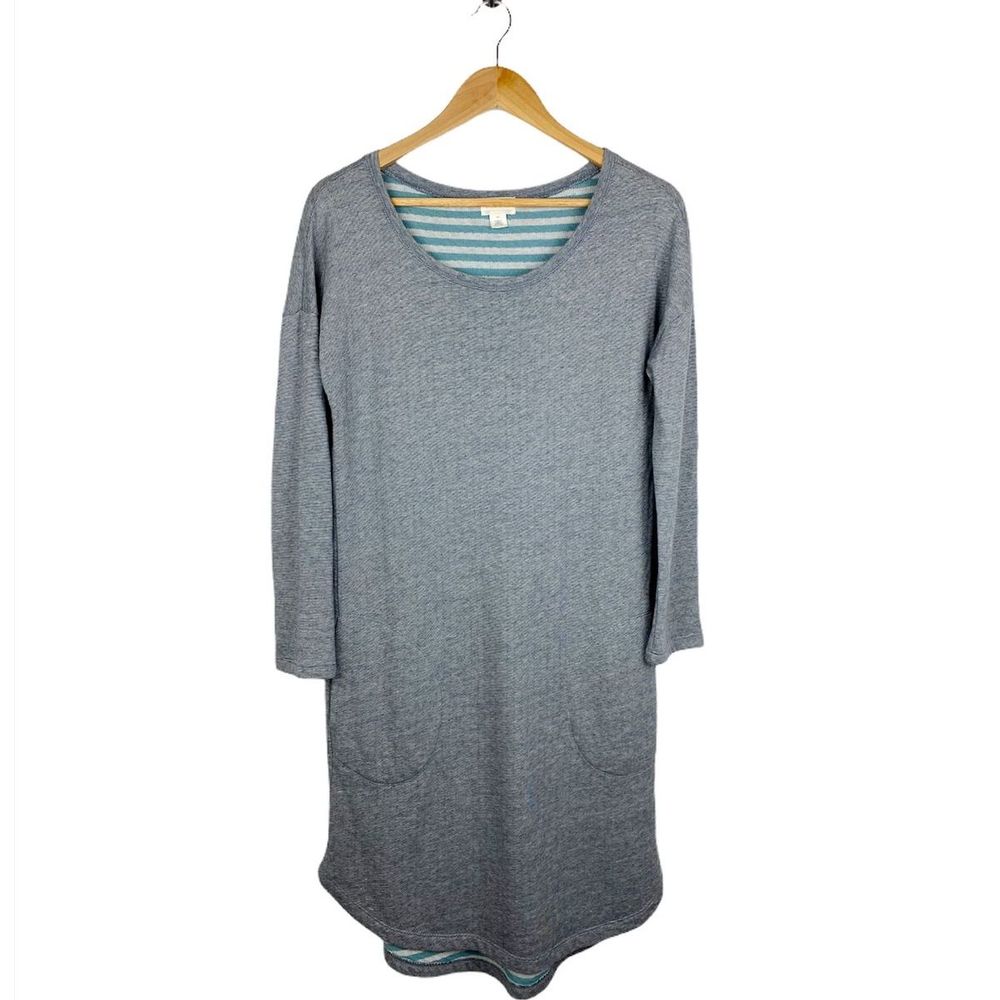 Caslon Sweater Dress Size XS Grey Oversized